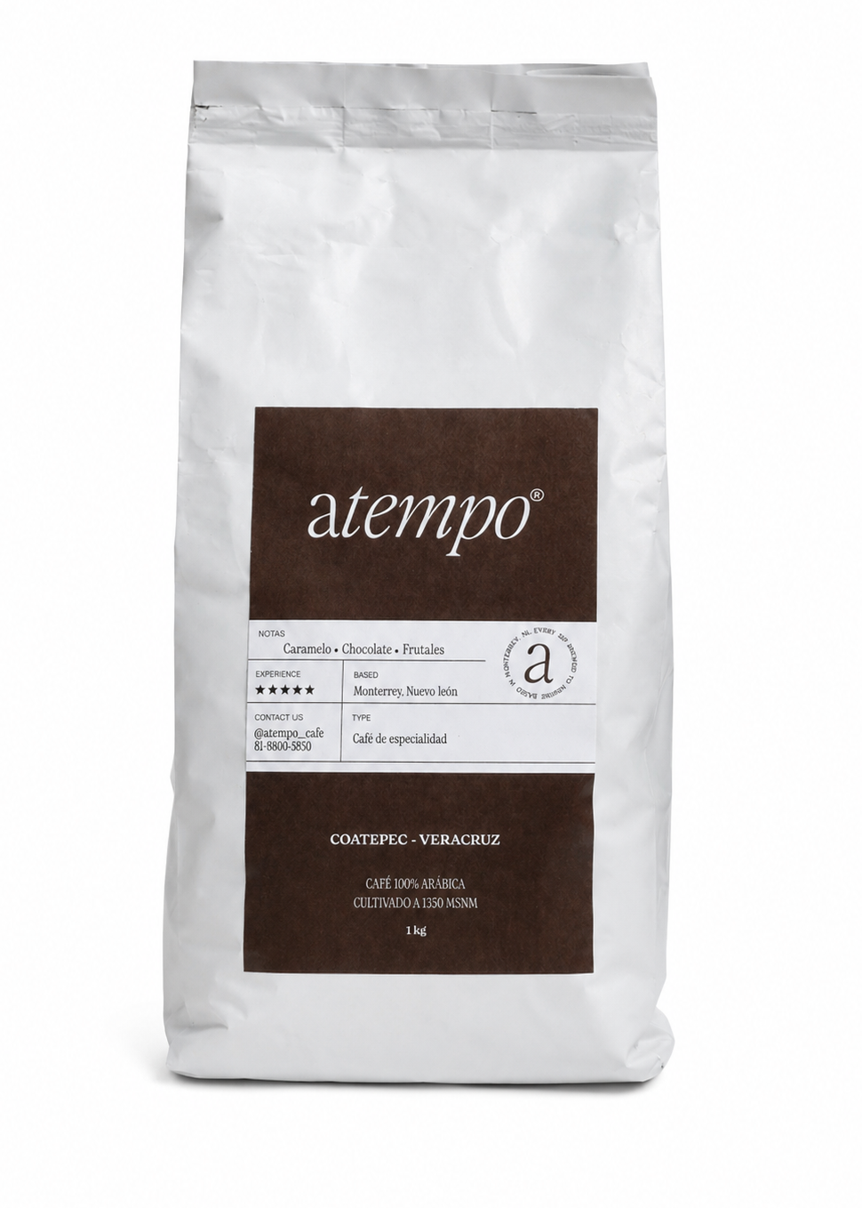 Grano de café de 1 kg